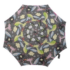 Dragonfly Animals Dragom Monster Fair Cloud Circle Polka Hook Handle Umbrellas (large) by Mariart