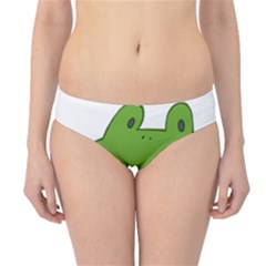 Illustrain Frog Animals Green Face Smile Hipster Bikini Bottoms by Mariart