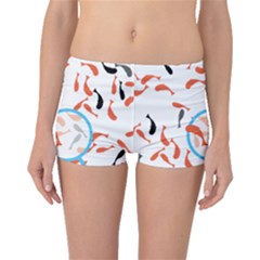 Illustrain Goldfish Fish Swim Pool Boyleg Bikini Bottoms by Mariart