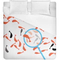 Illustrain Goldfish Fish Swim Pool Duvet Cover (king Size)