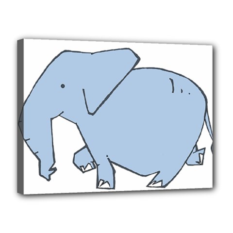 Illustrain Elephant Animals Canvas 16  X 12  by Mariart