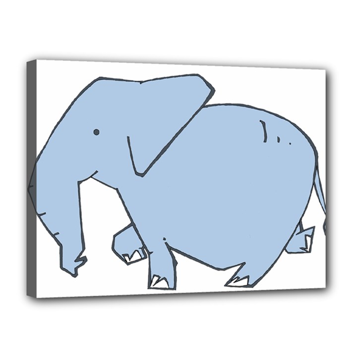 Illustrain Elephant Animals Canvas 16  x 12 