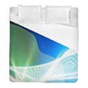 Light Means Net Pink Rainbow Waves Wave Chevron Green Blue Duvet Cover (Full/ Double Size) View1