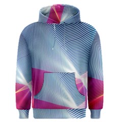 Light Means Net Pink Rainbow Waves Wave Chevron Red Men s Pullover Hoodie by Mariart