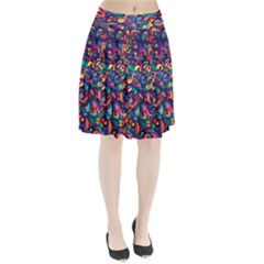 Moreau Rainbow Paint Pleated Skirt by Mariart