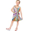 Illustration Material Collection Line Rainbow Polkadot Polka Kids  Tunic Dress View1