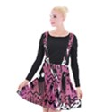 Octopus Colorful Cartoon Octopuses Pattern Black Pink Suspender Skater Skirt View1