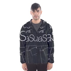 Sea Sugar Line Black Hooded Wind Breaker (men) by Mariart