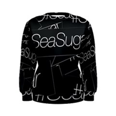 Sea Sugar Line Black Women s Sweatshirt by Mariart