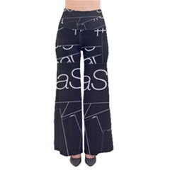 Sea Sugar Line Black Pants by Mariart