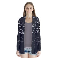 Sea Sugar Line Black Cardigans by Mariart