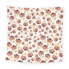 Pine Cones Pattern Square Tapestry (large) by Mariart