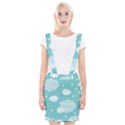 Stellar Cloud Blue Sky Star Braces Suspender Skirt View1