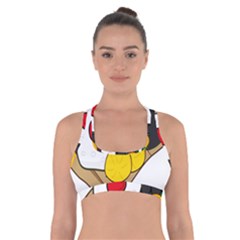 Sushi Food Japans Cross Back Sports Bra