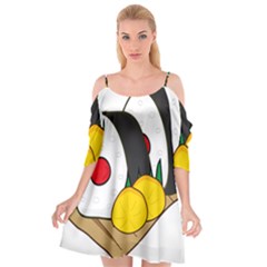 Sushi Food Japans Cutout Spaghetti Strap Chiffon Dress