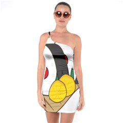 Sushi Food Japans One Soulder Bodycon Dress by Mariart