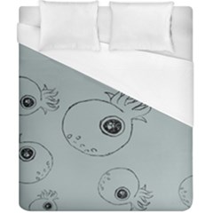 Tiny Octopus Duvet Cover (california King Size) by Mariart