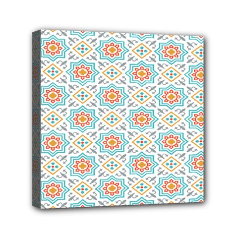 Star Sign Plaid Mini Canvas 6  X 6  by Mariart