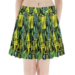 Sign Don t Panic Digital Security Helpline Access Pleated Mini Skirt