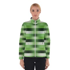 View Original Pinstripes Green Shapes Shades Winterwear by Mariart