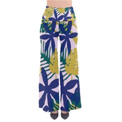 Tropics Leaf Yellow Green Blue Pants by Mariart