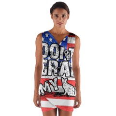 Dont Grab My Wrap Front Bodycon Dress