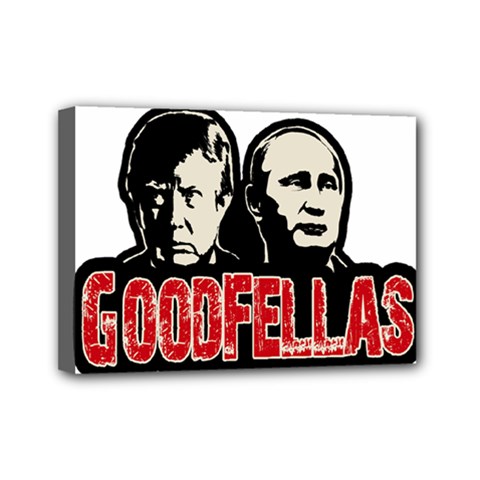 Goodfellas Putin And Trump Mini Canvas 7  X 5  by Valentinaart