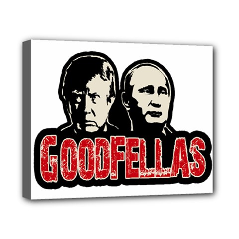 Goodfellas Putin and Trump Canvas 10  x 8 