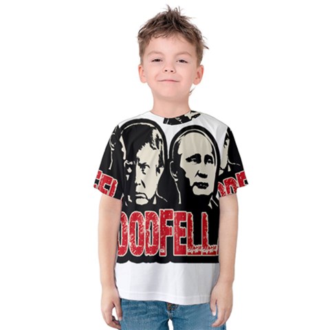 Goodfellas Putin And Trump Kids  Cotton Tee by Valentinaart