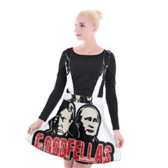 Goodfellas Putin And Trump Suspender Skater Skirt by Valentinaart