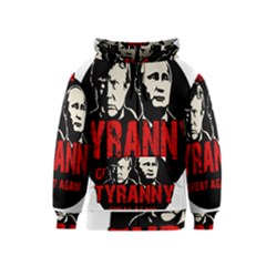 Make Tyranny Great Again Kids  Zipper Hoodie by Valentinaart