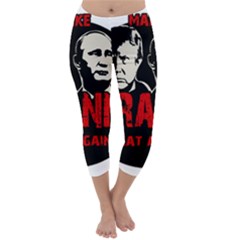 Make Tyranny Great Again Capri Winter Leggings  by Valentinaart