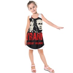 Make Tyranny Great Again Kids  Sleeveless Dress