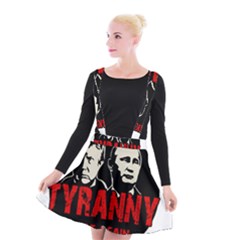 Make Tyranny Great Again Suspender Skater Skirt by Valentinaart