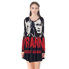 Make Tyranny Great Again Flare Dress by Valentinaart