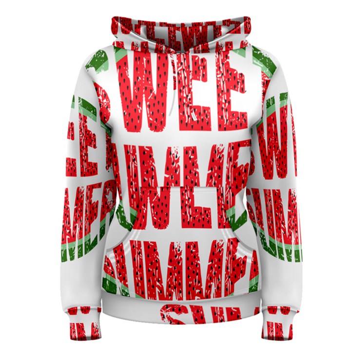 Watermelon - sweet summer Women s Pullover Hoodie