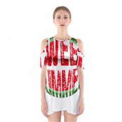 Watermelon - Sweet Summer Shoulder Cutout One Piece by Valentinaart