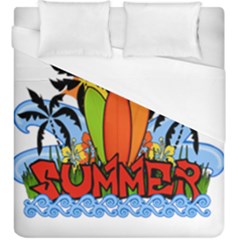 Tropical Summer Duvet Cover (king Size) by Valentinaart