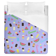 Summer Pattern Duvet Cover (queen Size) by Valentinaart