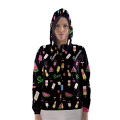 Summer Pattern Hooded Wind Breaker (women) by Valentinaart