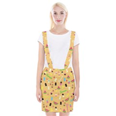 Summer Pattern Braces Suspender Skirt by Valentinaart