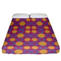 Colorful Geometric Polka Print Fitted Sheet (Queen Size) View1