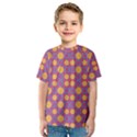 Colorful Geometric Polka Print Kids  Sport Mesh Tee View1