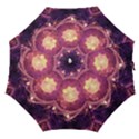 A Gold And Royal Purple Fractal Map Of The Stars Straight Umbrellas View1