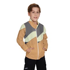 Wave Chevron Waves Material Wind Breaker (kids) by Mariart