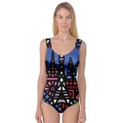 7 Wonders World Princess Tank Leotard  by Mariart