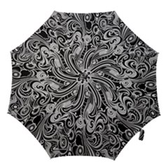 Black White Shape Hook Handle Umbrellas (small) by Mariart