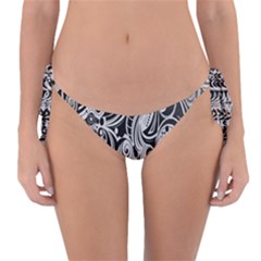 Black White Shape Reversible Bikini Bottom