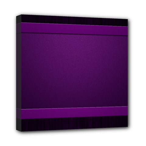 Board Purple Line Mini Canvas 8  X 8 