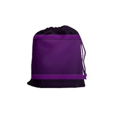 Board Purple Line Drawstring Pouches (medium)  by Mariart